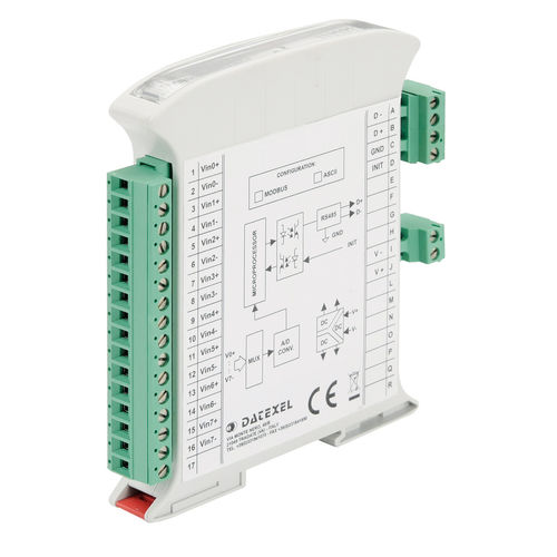 模拟输入模块 - DAT3018 - DATEXEL SRL - ModBUS RTU / RS-485 / RS-232