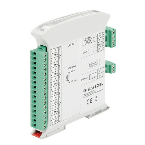 模拟输出模块 - DAT3022 - DATEXEL SRL - ModBUS RTU / RS-485 / DIN导轨