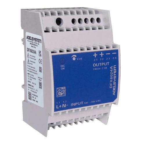 DIN导轨电源 - DFX6024A - ADELSYSTEM - 1U / AC/DC / 单输出