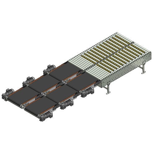 滚筒输送机 - SmartSort®  - Transnorm System GmbH - 合流式 / 运输 / 分流