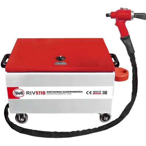 油气式铆钉枪 - RIV511B - RIVIT - 用于镶嵌螺栓 / 用于结构铆钉 / 带控制器