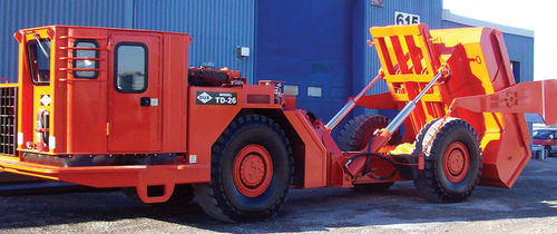 铰接矿用自卸车 - TD-26 - DUX MACHINERY CORPORATION - 电动 / 地下矿 / 伸缩