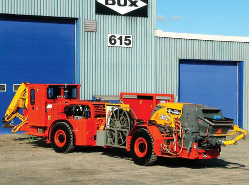 混凝土喷涂机 - S1-SHOTCRETER - DUX MACHINERY CORPORATION - 铰接臂