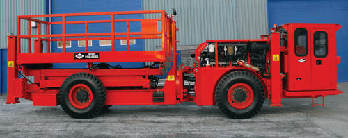 自走式剪叉式升降机 - S1-SL6000S - DUX MACHINERY CORPORATION - 电动 / 用于不平地形 / 矿用