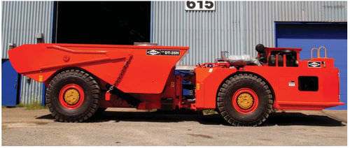 铰接矿用自卸车 - DT-26N - DUX MACHINERY CORPORATION - 电动 / 地下矿