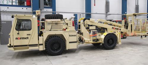 卡车安装式伸缩臂式升降机 - HIMEC MF 905 - Normet - 电动 / 隧道 / 地下矿