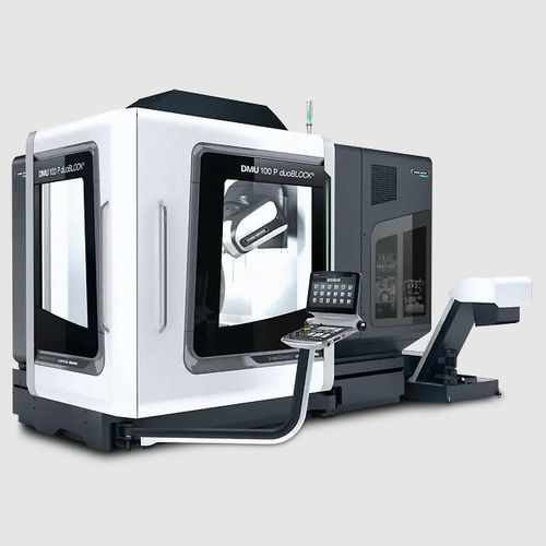 5轴加工中心 - DMU 100 P (FD) duoBLOCK - DMG MORI/德马吉森精机 - 立式 / 用于金属 / 切割