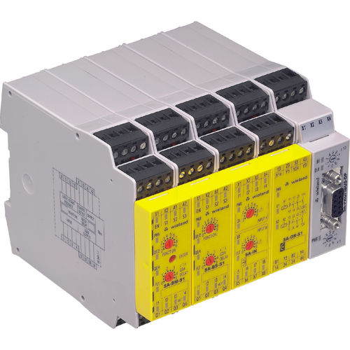 DIN导轨安全监控继电器 - WIELAND ELECTRIC - 紧凑型
