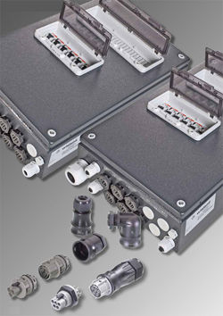 供电连接器 - gesis® RST - WIELAND ELECTRIC - 环形 / 卡口式 / 光伏应用