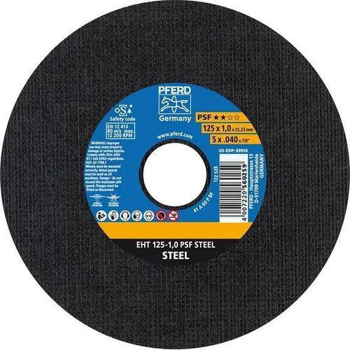 金属切削盘 - EH 115-2,4 PSF - PFERD - 用于钢材 / 用于角磨机 / 用于便携式机器