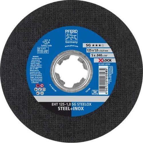金属切削盘 - STEELOX/X-LOCK - PFERD - 用于钢材 / 用于不锈钢 / 用于角磨机