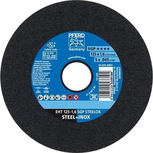 不锈钢切削盘 - SGP STEELOX - PFERD - 细薄 / 用于角磨机