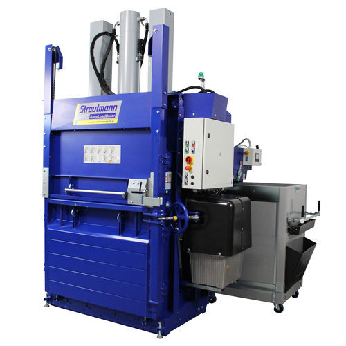 纸板箱打包压缩机 - AutoLoadBaler  - Strautmann Umwelttechnik - 垂直 / 前开式 / 单箱式