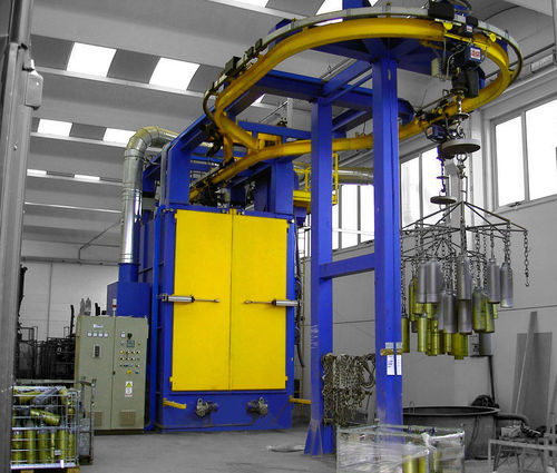 空中传送装置抛丸机 - BETA - TURBOTECNICA - 用于金属