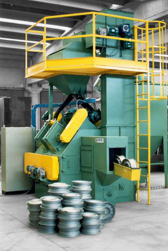 滚筒输送机抛丸机 - GR - TURBOTECNICA - 用于轮缘 / 自动