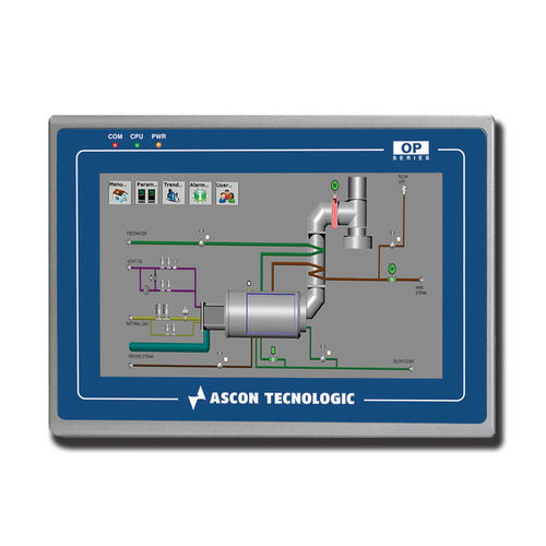 触摸屏用户界面 - OPMT 8071IE - ASCON TECNOLOGIC - 面板式 / 800 x 480 / TFT LCD