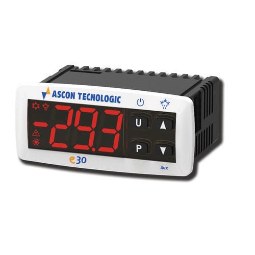 数码显示温控器 - E30 - ASCON TECNOLOGIC - IP65 / 制冷 / 面板式