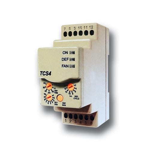 电子定时继电器 - TCS4 - ASCON TECNOLOGIC/意大利Ascon - DIN导轨 / 用于冷藏系统