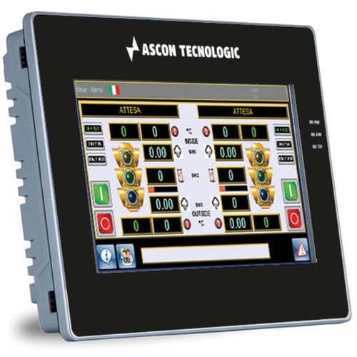 电阻式触摸屏用户界面 - PM 76 - ASCON TECNOLOGIC - 面板式 / 800 x 480 / ARM Cortex