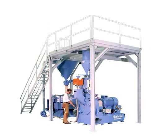 塑料磨碎机 - Typ PU 800 - HERBOLD Meckesheim - 刀式 / 立式 / 用于废料回收