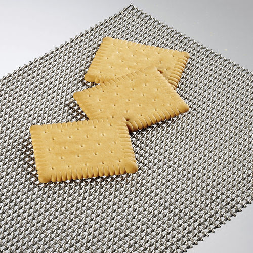 网格输送带 - F series - Steinhaus - 螺旋式 / 钢 / 食品工业