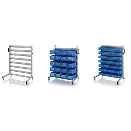 存储推车 - SR.L series - AUER Packaging GmbH/德国Auer - 铝 / 搁板 / 槽支架