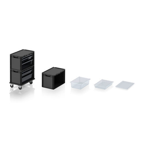 储藏柜 - ESD SD series - AUER Packaging GmbH/德国Auer - 脚轮 / 抽屉 / 金属