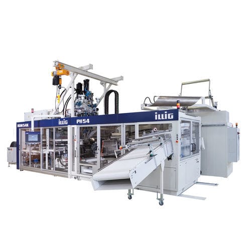 滚筒给料加热成型机 - IC-RDM 54Kc - ILLIG Maschinenbau GmbH & Co. KG - 用于杯子生产 / 自动 / 工业