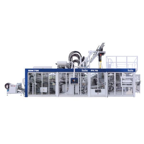 滚筒给料加热成型机 - RDM 76K 4G - ILLIG Maschinenbau GmbH & Co. KG - 用于杯子生产 / 自动