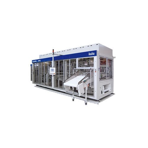 加热成型、切割、堆放机 / 滚筒给料 - STPL 75b - ILLIG Maschinenbau GmbH & Co. KG - 用于杯子生产 / 自动