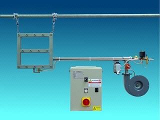 气流燃烧器 - SCALDASTAMPI series - Bruciatori Industriali Santin S.n.c. - 天然气 / 直燃型