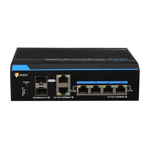 千兆网络交换机 - IAM-5SE1004MUC - eneo - 非管理型 / 4 端口式 / DIN导轨