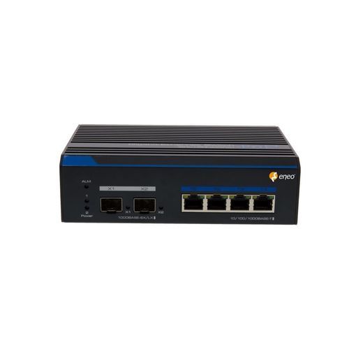 管理型网络交换机 - IAM-5SG1004MMA - eneo - 4 端口式 / 千兆 / DIN导轨
