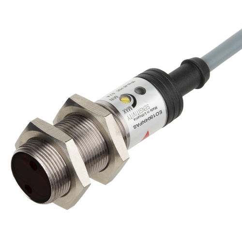 漫反射光电探测器 - EO1804NPAS - CARLO GAVAZZI - 圆柱形 / 红外
