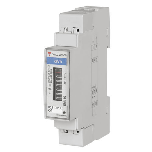 单相电能表 - EM110DINAV71XO1X - CARLO GAVAZZI - DIN导轨
