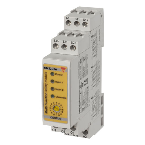 SIL安全监视器 - CM22D0A - CARLO GAVAZZI - DIN导轨