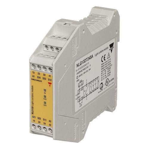 安全光幕 - NLG13D724SA - CARLO GAVAZZI - 多束 / 路障式 / 紧凑型