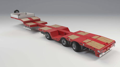 集装箱运输半挂车 - OSDS-48-03V(EBW)  - NOOTEBOOM - 翻斗 / 自动跟随 / 低车架
