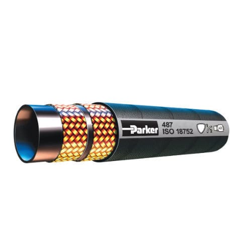 液压软管 - 487 series - Parker Polyflex Division - Europe - 用于矿物油 / 用于油 / 钢