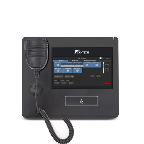 PoE呼叫亭 - KNPA800W - HONGKONG KOON TECHNOLOGY LTD - 以太网 / 7" / 用于音响系统