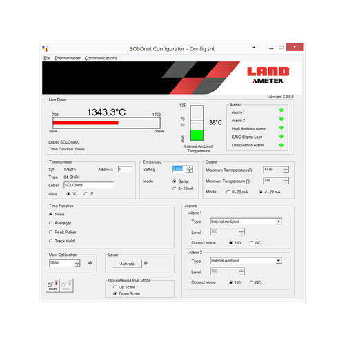 监控软件 - SOLOnet & IQ - Ametek Land/阿美特克 - 可视化 / 配置 / Windows