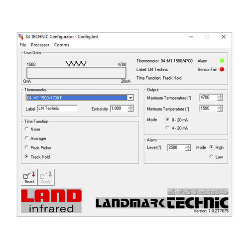 监控软件 - Landmark  - Ametek Land/阿美特克 - 接口 / 配置 / 通信
