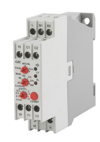接地漏电监控继电器 - 0.2 - 1.2 A - General Industrial Controls (P) Ltd. - 交流 / DIN导轨 / 延时