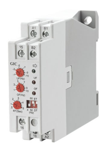 频率过低监控继电器 - 5 - 135 Hz - General Industrial Controls (P) Ltd. - 频率过高 / 交流 / DIN导轨