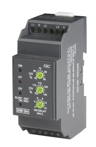 过压保护继电器 - SM 500 - General Industrial Controls (P) Ltd. - 欠压 / 断相 / 相位不平衡