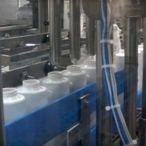 容积式灌装封盖一体机 - LINE 38 - Telm srl - 线性 / 电动压气 / 液体