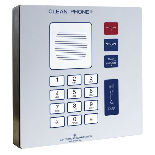 VoIP工业电话机 - 295-702W - GAI-TRONICS - PoE / 以太网 / 用于无菌室