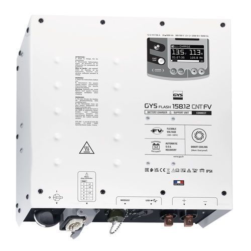 锂电池充电器 - GYSFLASH 158.12 CNT FV - GYS - 铅 / 三相 / USB