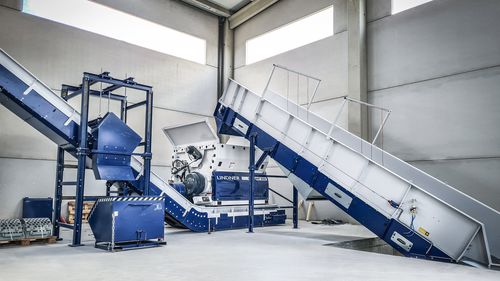 初级撕碎机 - Micromat - Lindner Recyclingtech GmbH - 单轴 / 散装固体废弃物 / 塑料废料