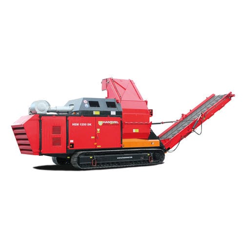 次级撕碎机 - HEM 1250 series - HAMMEL Recyclingtechnik GmbH - 单轴 / 金属 / 移动式